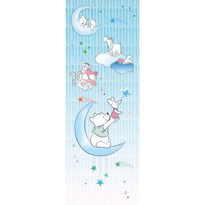 Komar vlies fotótapéta Winnie Pooh Piglet and Stars 100 cm x 280 cm Komar vlies fotótapéta Winnie Pooh Piglet and Stars 100 cm x 280 cm