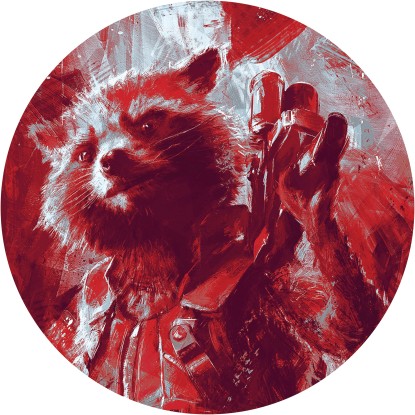 Komar nemszőtt fotótapéta Dot Avengers Painting Rocket Raccoon öntapadó 125 cm Komar nemszőtt fotótapéta Dot Avengers Painting Rocket Raccoon öntapadó 125 cm