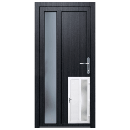 Panto K511 DIN J mellékbejárati ajtó belül 98 cm x 198 cm fehér/kívül antracit Panto K511 DIN J mellékbejárati ajtó belül 98 cm x 198 cm fehér/kívül antracit