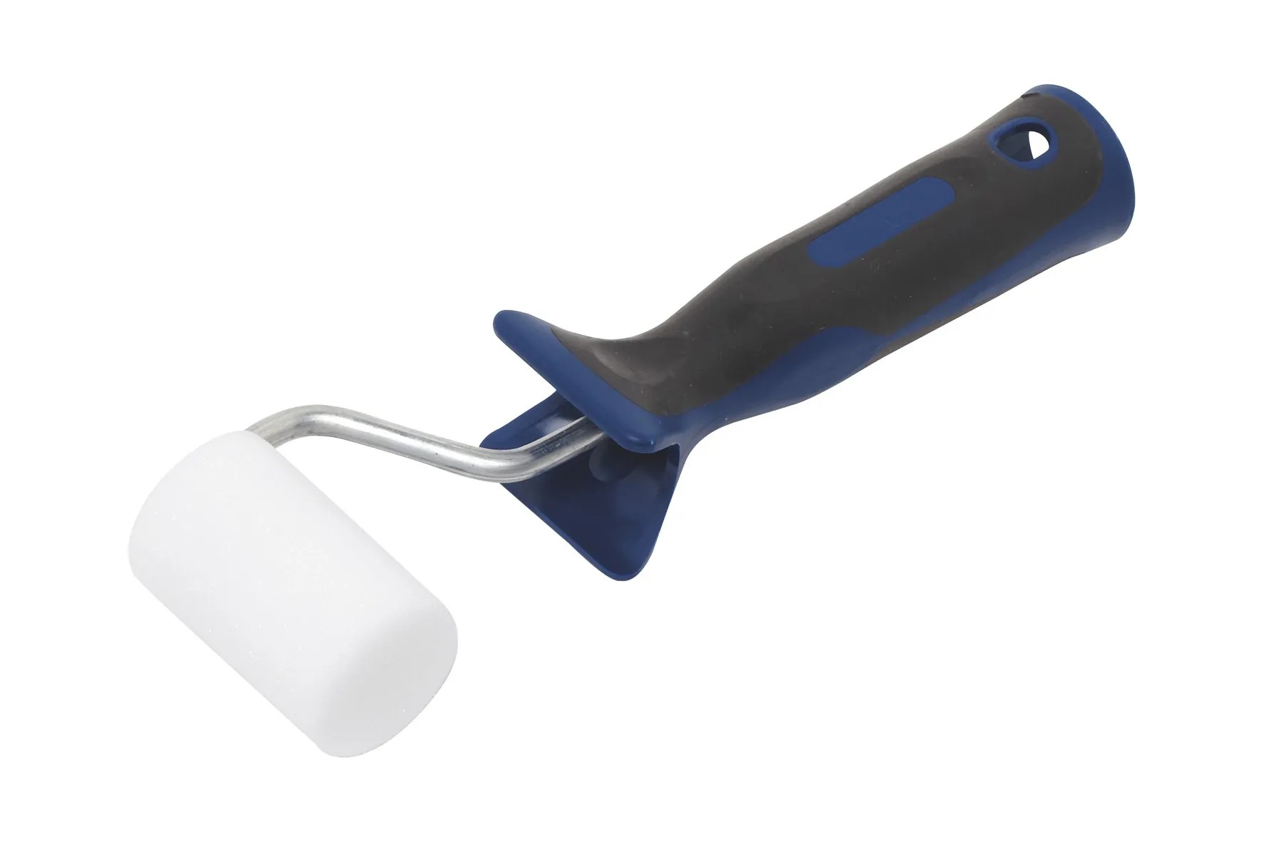 LUX-TOOLS szivacshenger, kétkomponensű puha nyéllel, fekete-kék, 5 cm LUX-TOOLS szivacshenger, kétkomponensű puha nyéllel, fekete-kék, 5 cm