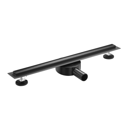 SLIM zuhanyfolyóka 80 cm matt fekete SLIM zuhanyfolyóka 80 cm matt fekete