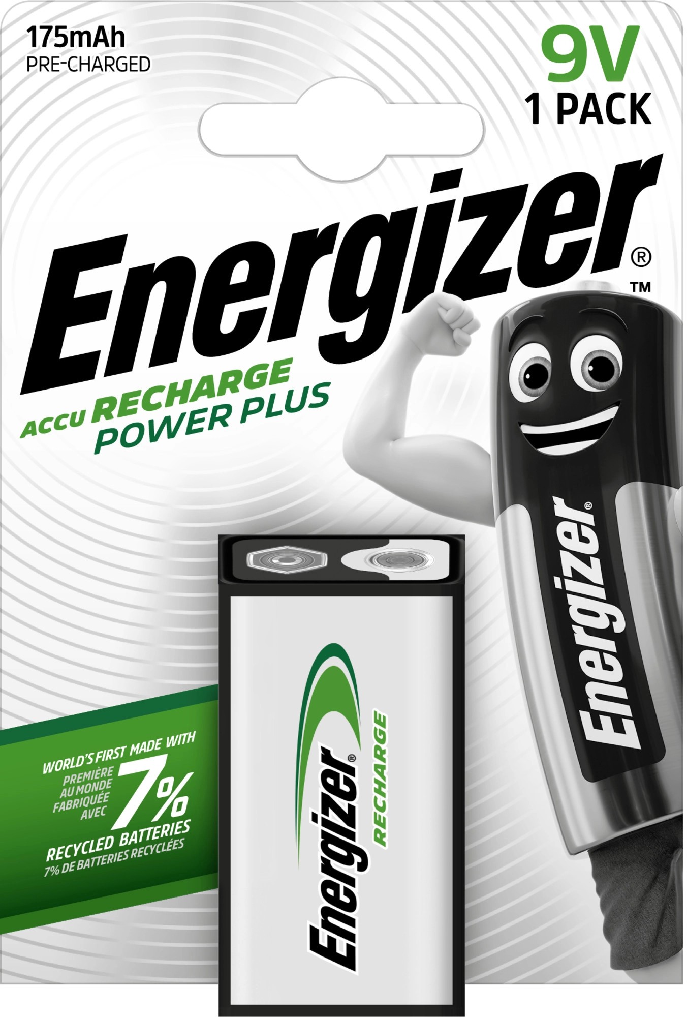 Energizer Power Plus 9 V E-Block elem 1 darab Energizer Power Plus 9 V E-Block elem 1 darab