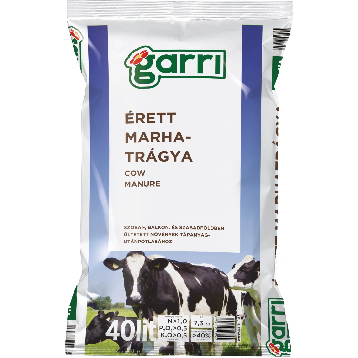 Garri marhatrágya érett 40 l Garri marhatrágya érett 40 l