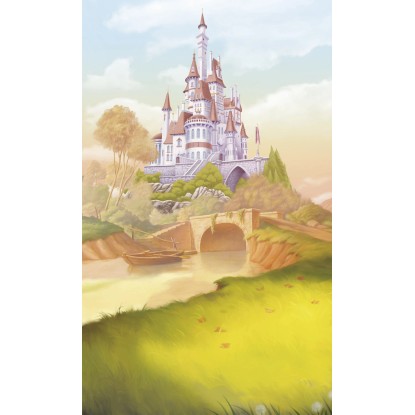 Komar nemszőtt fotótapéta Disney Princess Belle Castle River színes Komar nemszőtt fotótapéta Disney Princess Belle Castle River színes