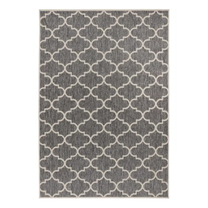 Kültéri Szőnyeg Casa 604 silver 80 cm x 150 cm Kültéri Szőnyeg Casa 604 silver 80 cm x 150 cm