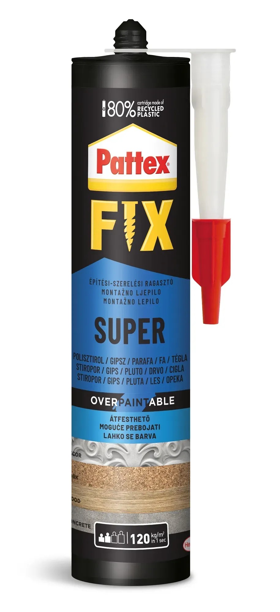 Pattex erősragasztó Super Fix 400 g kartusos Pattex erősragasztó Super Fix 400 g kartusos