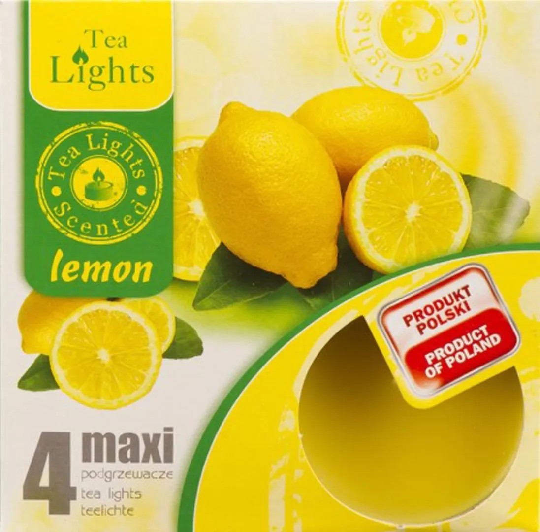 Maxi teamécses citrom 4 db-os Maxi teamécses citrom 4 db-os