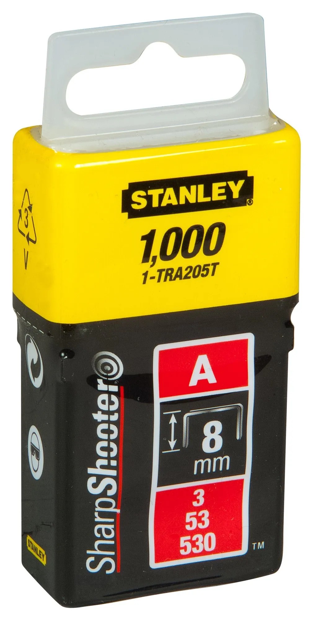 Stanley tűzőkapocs A 6 mm Stanley tűzőkapocs A 6 mm