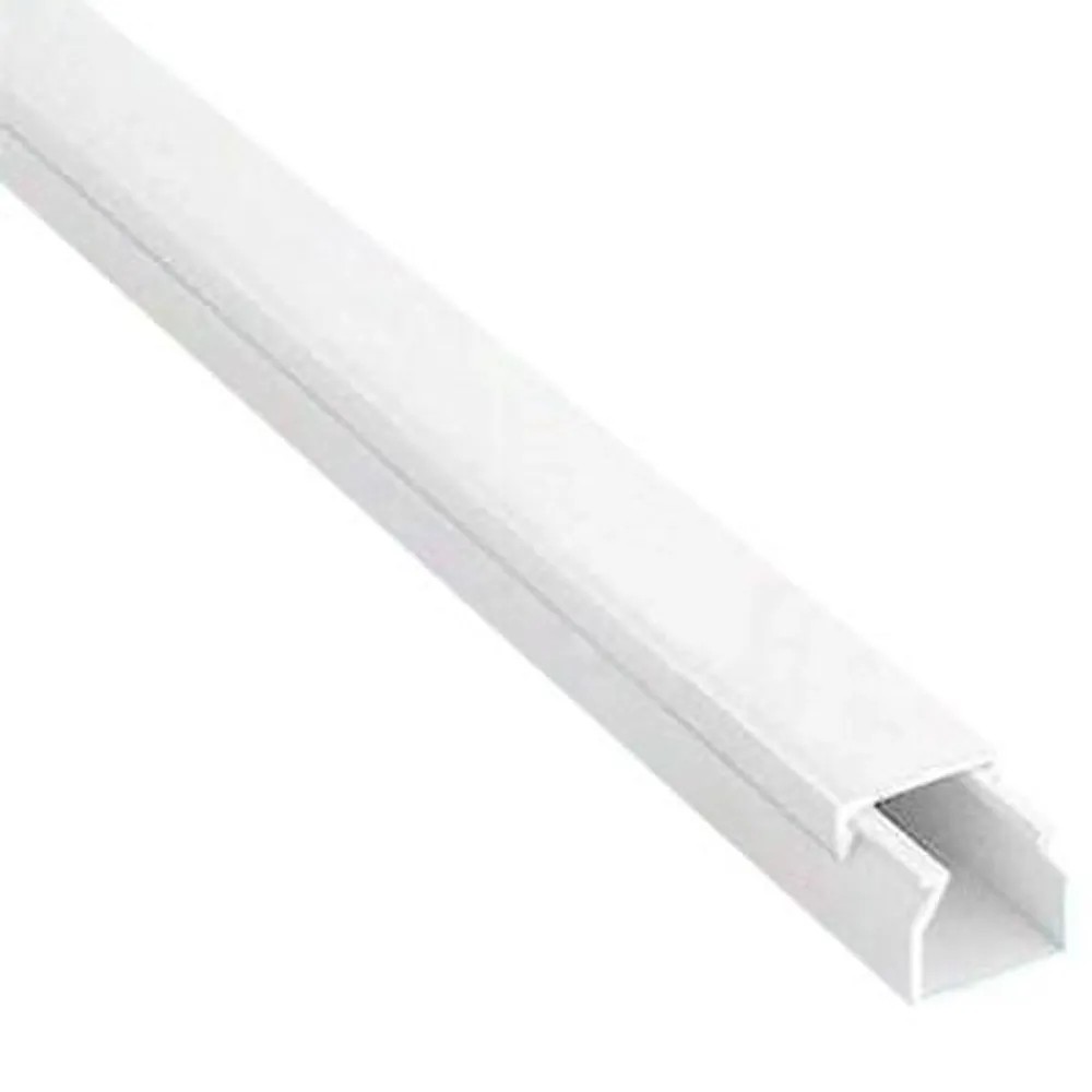 Kábelcsatorna Fehér öntapadós 12 mm x 12 mm x 2000 mm Kábelcsatorna Fehér öntapadós 12 mm x 12 mm x 2000 mm
