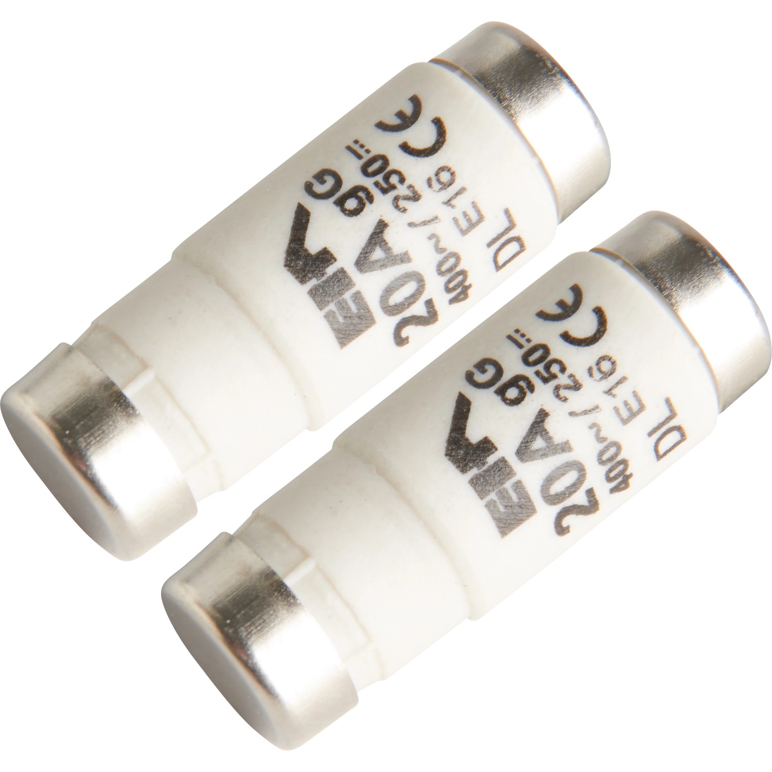 Olvadóbiztosíték DL E16 20 A 400 V 2 darab Olvadóbiztosíték DL E16 20 A 400 V 2 darab