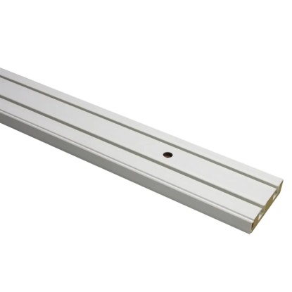 Fehér, 2 pályás Gardinia GE2 függönysín (210 cm) előfúrt lyukakkal. Fehér, 2 pályás Gardinia GE2 függönysín (210 cm) előfúrt lyukakkal.