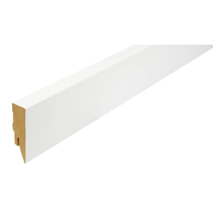 Szegélyléc 16 mm x 58 mm x 2500 mm fehér Szegélyléc 16 mm x 58 mm x 2500 mm fehér