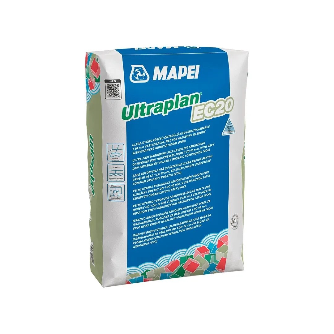 Mapei beltéri aljzatkiegyenlítő Ultraplan EC20 23 kg Mapei beltéri aljzatkiegyenlítő Ultraplan EC20 23 kg