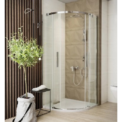 Wasserburg TITAN íves zuhanykabin 8 mm 90 cm x 90 cm x 195 cm Wasserburg TITAN íves zuhanykabin 8 mm 90 cm x 90 cm x 195 cm