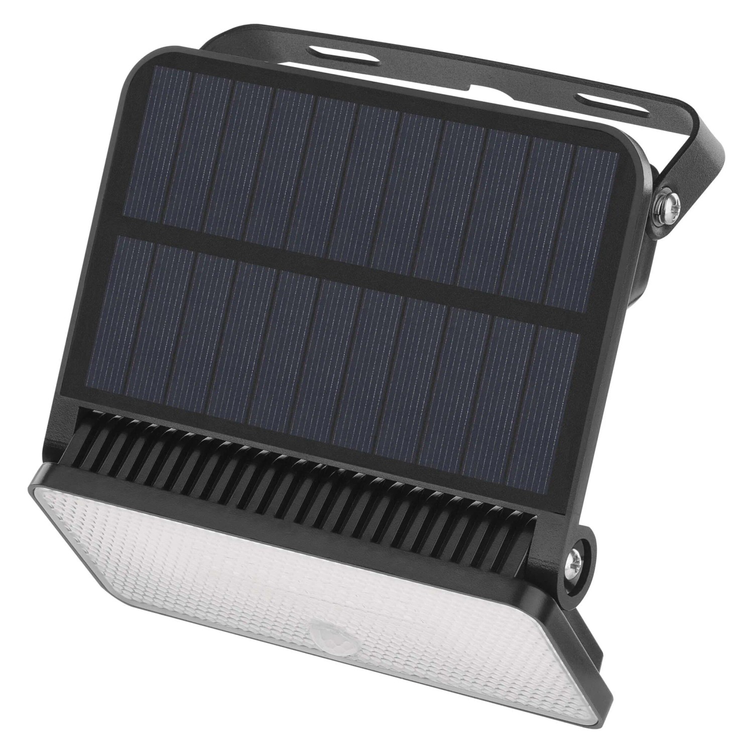 Fekete LED-es kültéri reflektor napelemmel a kertbe. Fekete LED-es kültéri reflektor napelemmel a kertbe.