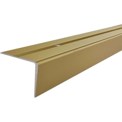 Arcansas lépcső szögidom alumínium 2,6 mm x 42 mm x 1000 mm arany Arcansas lépcső szögidom alumínium 2,6 mm x 42 mm x 1000 mm arany