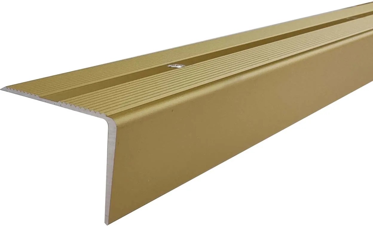 Arcansas lépcső szögidom alumínium 2,6 mm x 42 mm x 1000 mm arany Arcansas lépcső szögidom alumínium 2,6 mm x 42 mm x 1000 mm arany