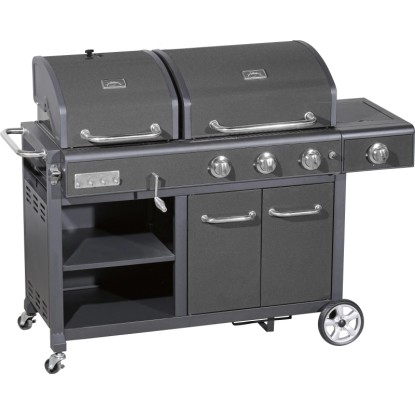 OBI Hudsonville háromégős gáz- és faszenes grill OBI Hudsonville háromégős gáz- és faszenes grill