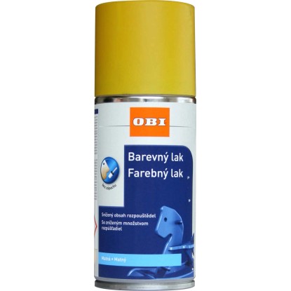 OBI Vízbázisú spray matt RAL 1021 mustár 150 ml OBI Vízbázisú spray matt RAL 1021 mustár 150 ml