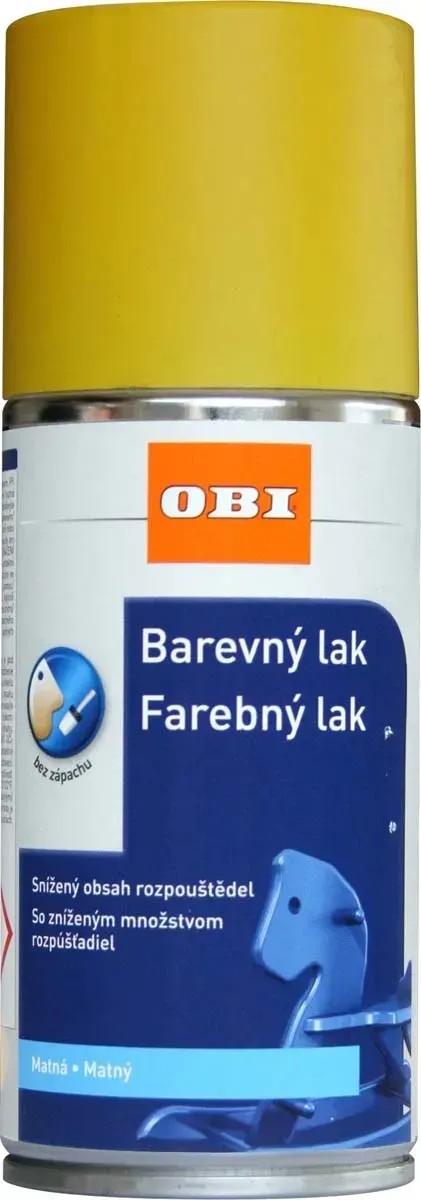 OBI Vízbázisú spray matt RAL 1021 mustár 150 ml OBI Vízbázisú spray matt RAL 1021 mustár 150 ml