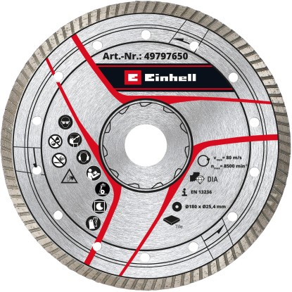 kwb by Einhell gyémánt vágókorong csempevágóhoz 180 mm x 25,4 mm kwb by Einhell gyémánt vágókorong csempevágóhoz 180 mm x 25,4 mm