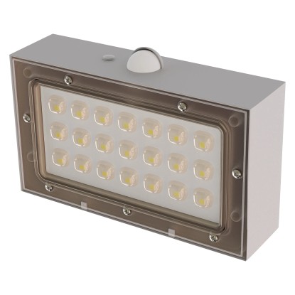 Emos LED Solar lámpatest fehér BRIXO PIR, 350lm IP65 természetes fehér Emos LED Solar lámpatest fehér BRIXO PIR, 350lm IP65 természetes fehér