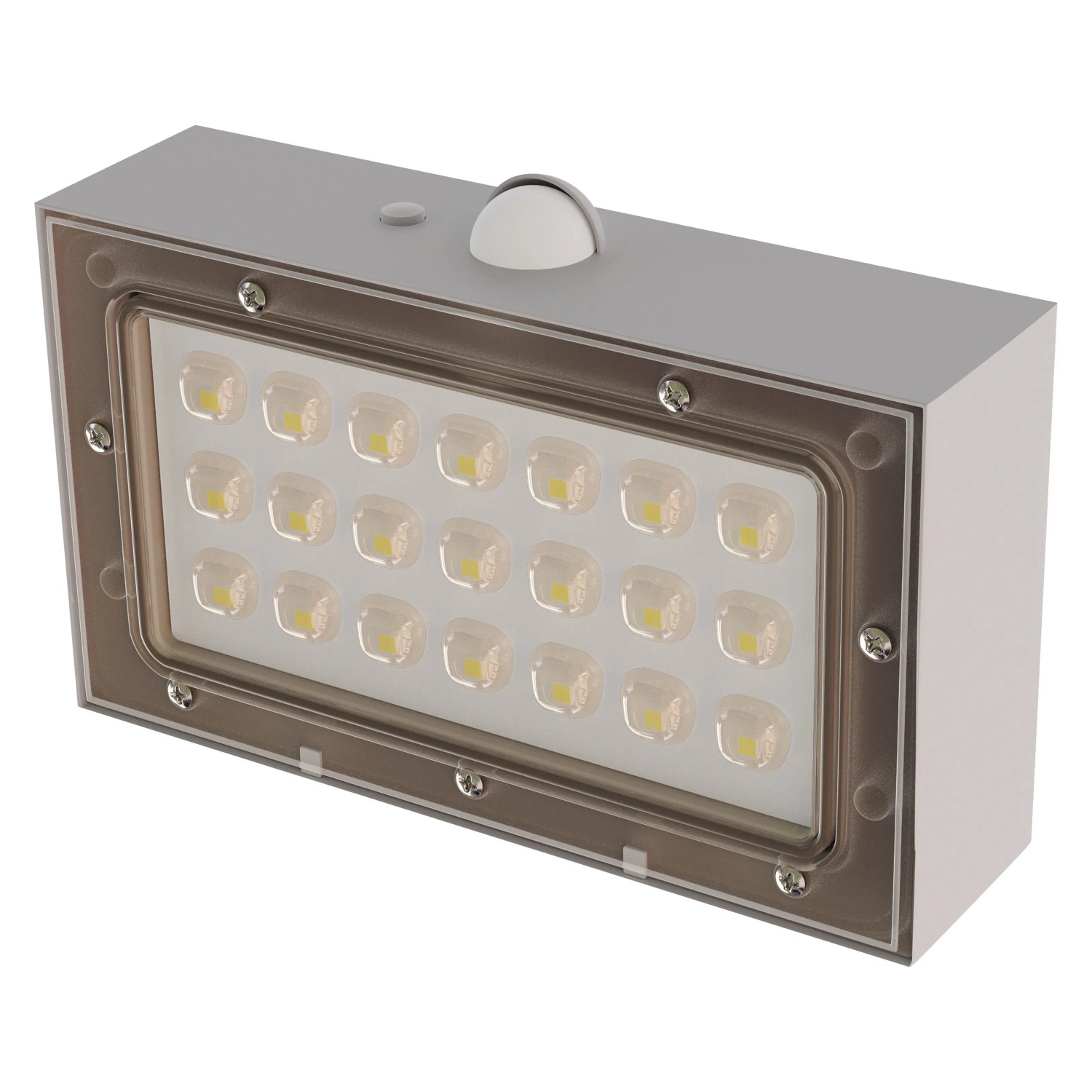 Emos LED Solar lámpatest fehér BRIXO PIR, 350lm IP65 természetes fehér Emos LED Solar lámpatest fehér BRIXO PIR, 350lm IP65 természetes fehér