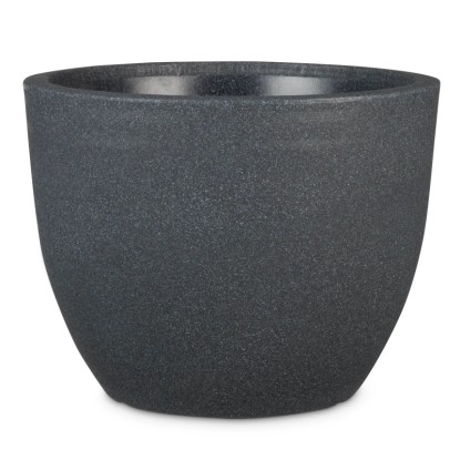 Scheurich Padua virágtartó, Ø 29,8 cm, fekete gránit, ideális kültéri használatra. Scheurich Padua virágtartó, Ø 29,8 cm, fekete gránit, ideális kültéri használatra.