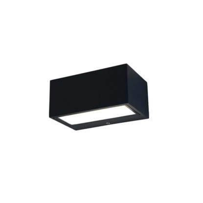 Modern, fekete LED kültéri fali lámpa. Modern, fekete LED kültéri fali lámpa.