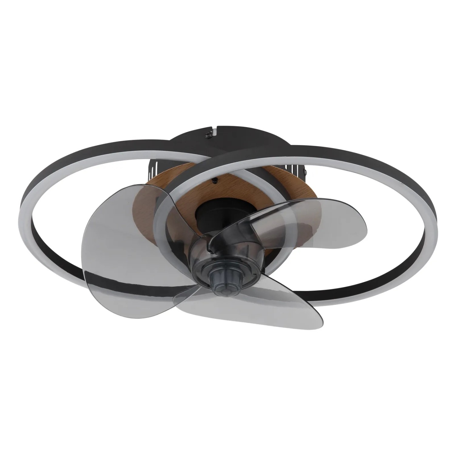 Koren LED fekete mennyezeti ventilátor lámpával 24W Koren LED fekete mennyezeti ventilátor lámpával 24W