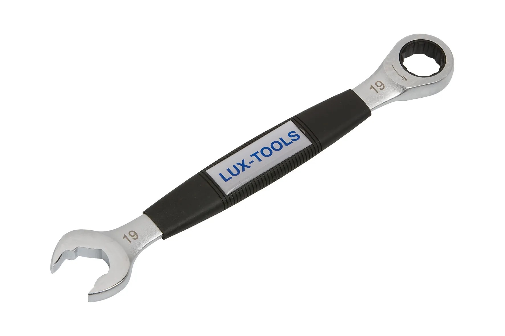 LUX Comfort racsnis csavarkulcs, 19 mm, ergonomikus markolattal. Csavarkulcs szakembereknek. LUX Comfort racsnis csavarkulcs, 19 mm, ergonomikus markolattal. Csavarkulcs szakembereknek.