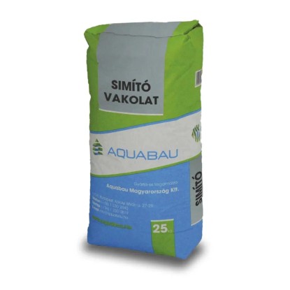 Zsák t.b.t. szárazhabarcs az Aquabau-tól, kék-zöld, 25 kg. Zsák t.b.t. szárazhabarcs az Aquabau-tól, kék-zöld, 25 kg.
