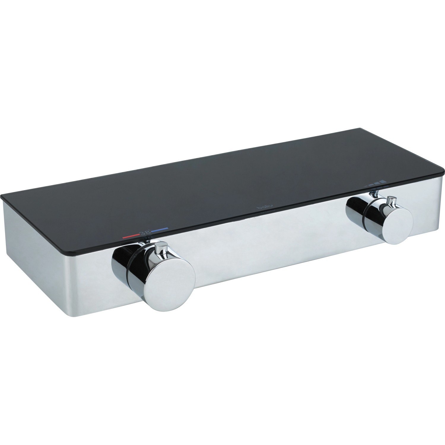 baliv termosztátos zuhanycsaptelep DU-2071 fekete krómozott baliv termosztátos zuhanycsaptelep DU-2071 fekete krómozott