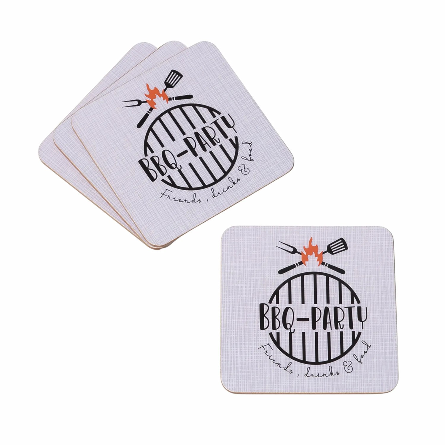 Boltze alátét BBQ 4 részes 1,7 cm x 10,5 cm x 10,5 cm 2-féle változatban bézs Boltze alátét BBQ 4 részes 1,7 cm x 10,5 cm x 10,5 cm 2-féle változatban bézs