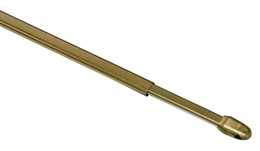 Lapos vitrázsrúd 11 mm sárgaréz 40 cm-70 cm Lapos vitrázsrúd 11 mm sárgaréz 40 cm-70 cm
