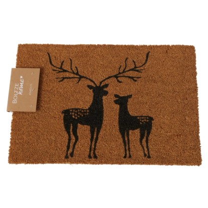 Boltze Wilbur lábtörlő 40 cm x 60 cm fekete-natúr Boltze Wilbur lábtörlő 40 cm x 60 cm fekete-natúr