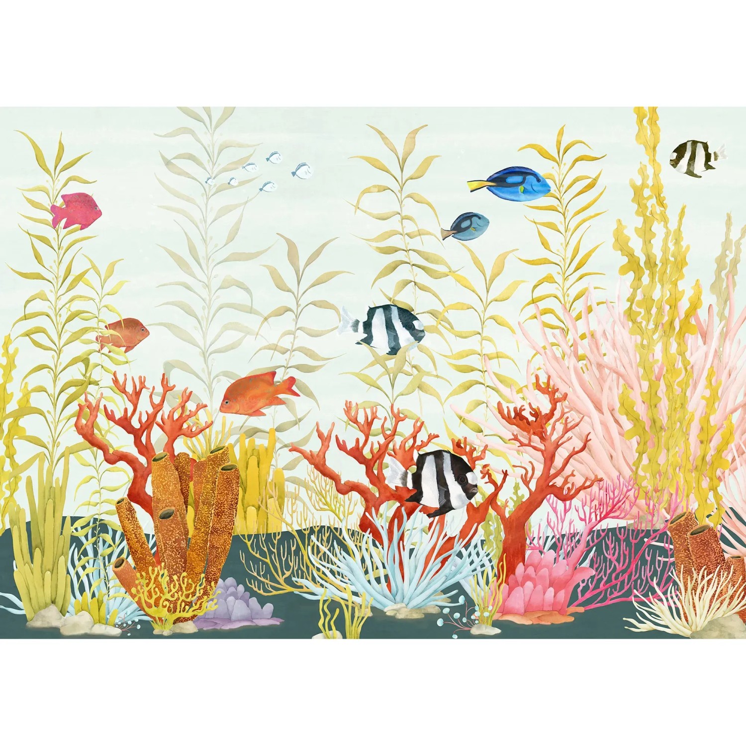 Komar fátyoltapéta Coral World 350 cm x 250 cm színes Komar fátyoltapéta Coral World 350 cm x 250 cm színes
