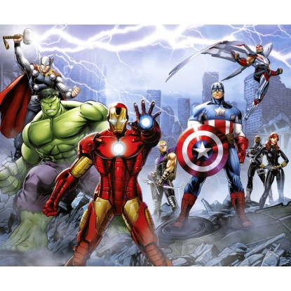 Komar nemszőtt fotótapéta Marvel Avengers Ultimate Warriors színes Komar nemszőtt fotótapéta Marvel Avengers Ultimate Warriors színes