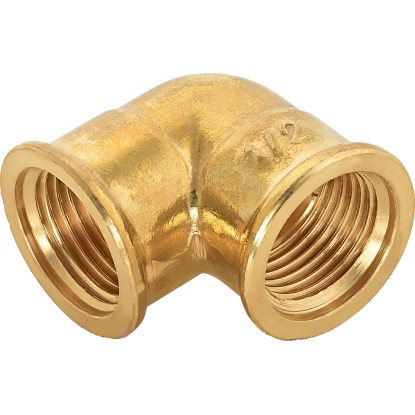 Menetes könyök 18,6 mm (Rp 1/2) sárgaréz Menetes könyök 18,6 mm (Rp 1/2) sárgaréz