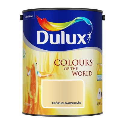 Dulux A Nagyvilág Színei beltéri falfesték Ceylon Trópusi napsugár matt 5 l Dulux A Nagyvilág Színei beltéri falfesték Ceylon Trópusi napsugár matt 5 l