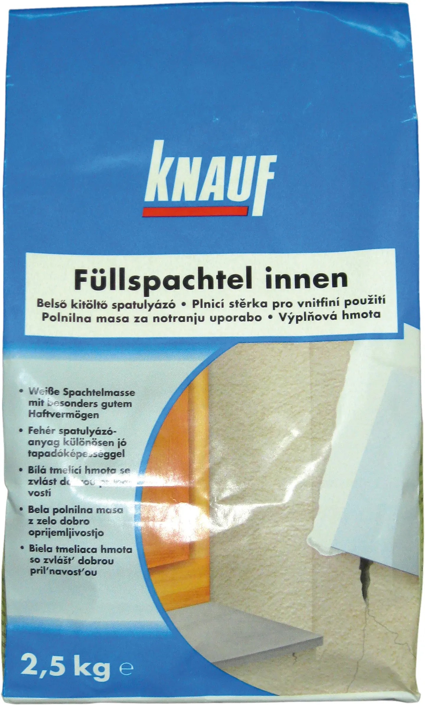 Beltéri hézagkitöltő glett 2,5 kg Beltéri hézagkitöltő glett 2,5 kg