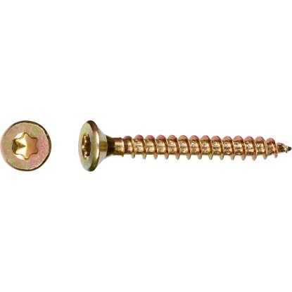 Süllyesztett fejű univerzális csavar TX-behajtás 4,5 mm x 20 mm 20 darab Süllyesztett fejű univerzális csavar TX-behajtás 4,5 mm x 20 mm 20 darab