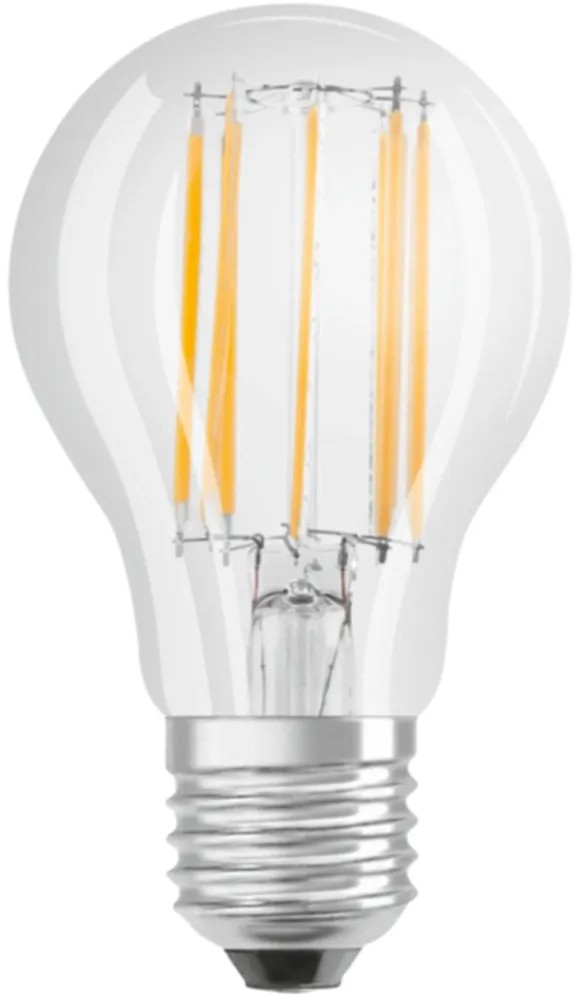 Osram LED-izzó E27 villanykörte alakú 11 W 1521 lm 10,5 cm x 6 cm (Ma x Át) Osram LED-izzó E27 villanykörte alakú 11 W 1521 lm 10,5 cm x 6 cm (Ma x Át)