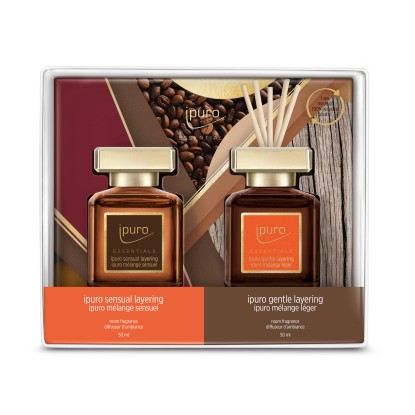 Ipuro Essentials illatosító szett 2 x 50 ml sensual és gentle layering Ipuro Essentials illatosító szett 2 x 50 ml sensual és gentle layering