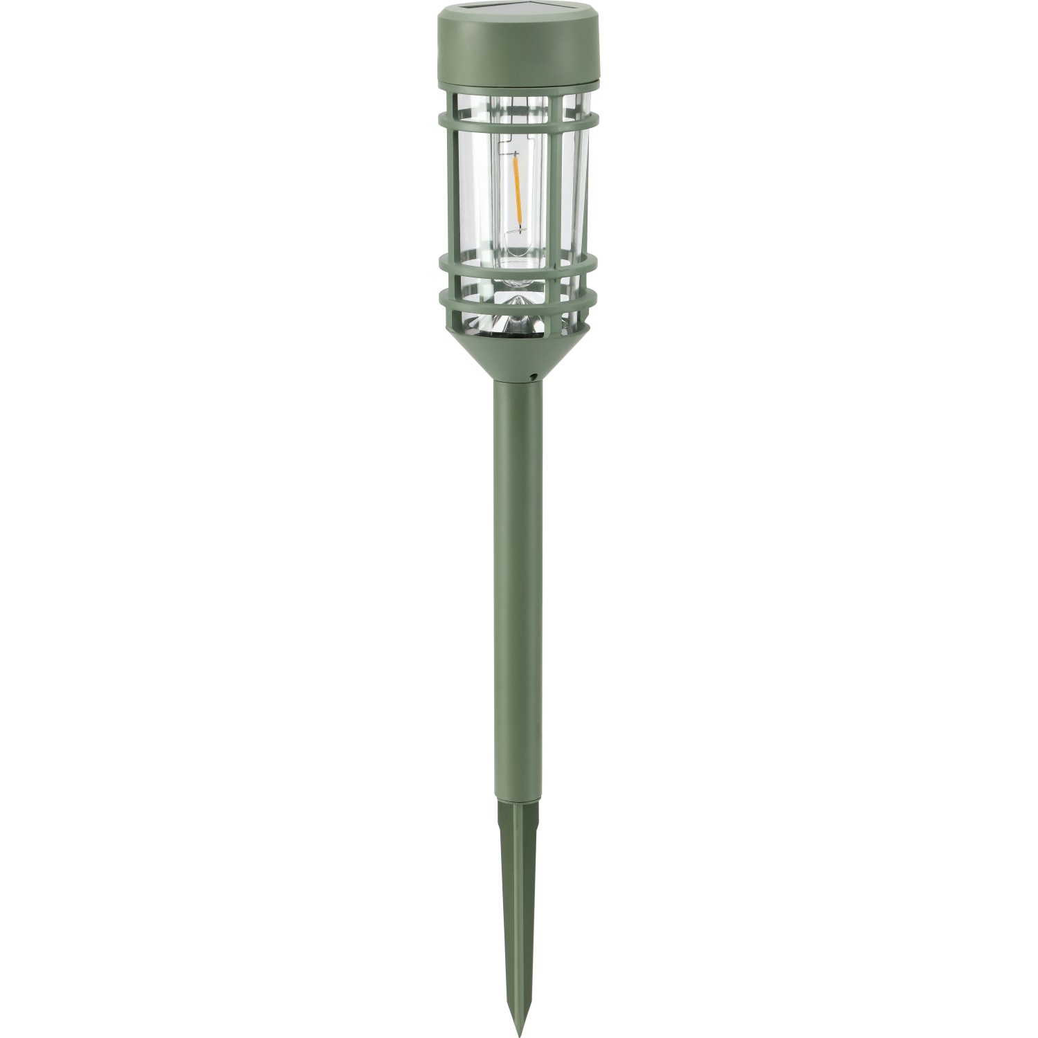 Zöld napelemes LED dekorációs karó lámpás kivitelben kertbe és erkélyre, 48 cm magas. Zöld napelemes LED dekorációs karó lámpás kivitelben kertbe és erkélyre, 48 cm magas.