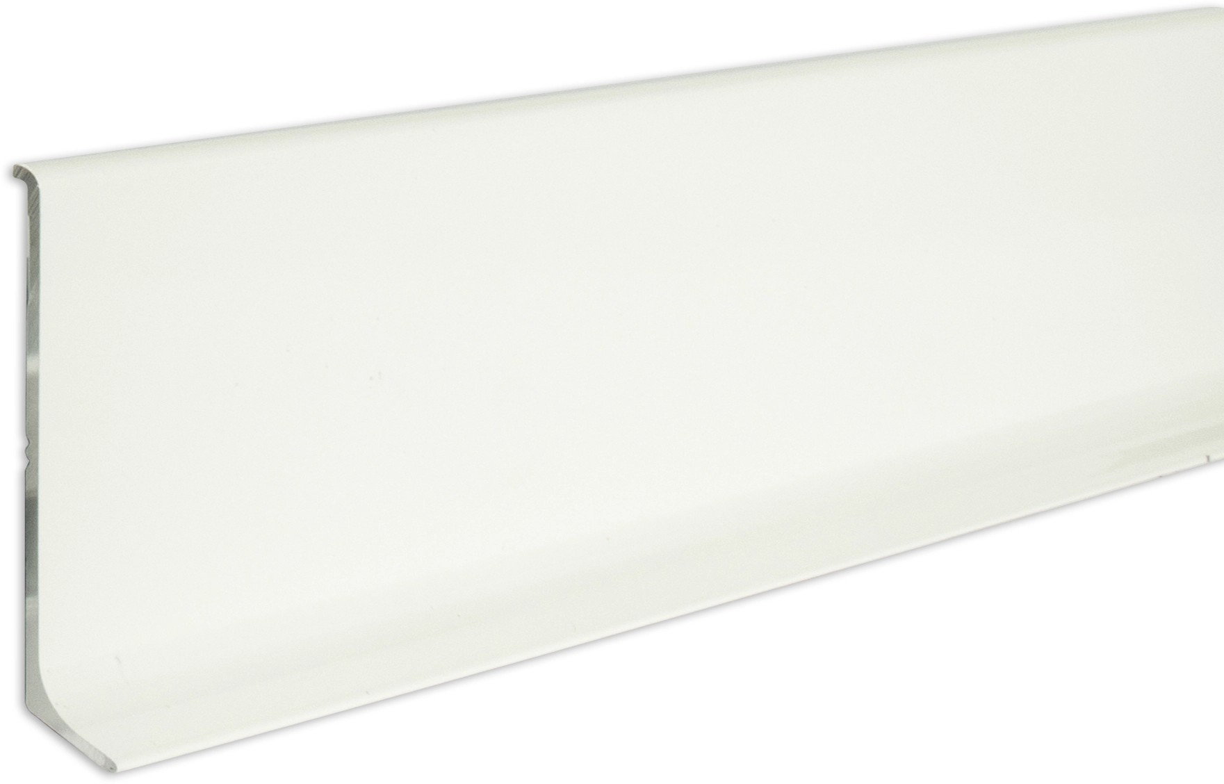 Fuchs Design szegélyléc 6 cm x 250 cm alumínium fehér porszórt Fuchs Design szegélyléc 6 cm x 250 cm alumínium fehér porszórt