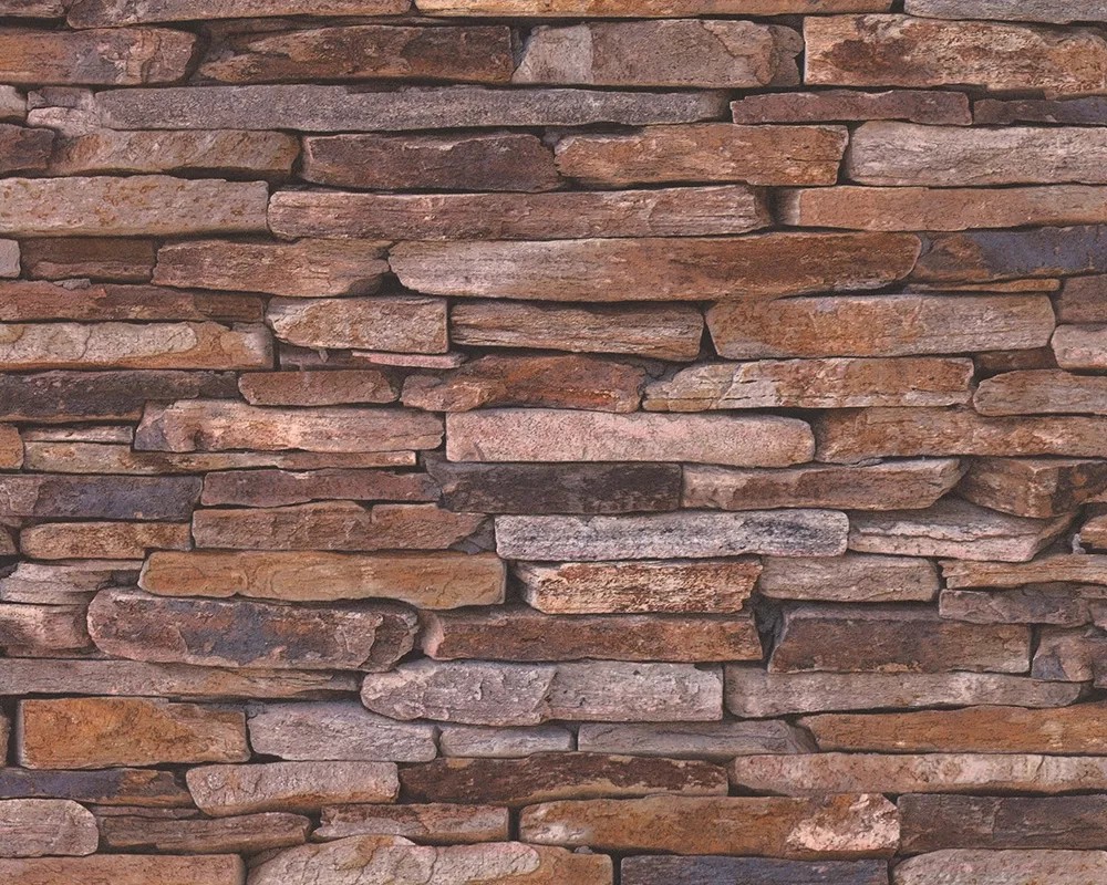 AS-Creation tapéta 9142-17 gyapjúrostos kőmintás vörös FSC® AS-Creation tapéta 9142-17 gyapjúrostos kőmintás vörös FSC®