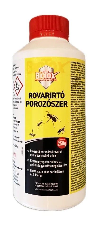 BIOTOX Rovarirtó porzószer 250g hangya csótány darázs BIOTOX Rovarirtó porzószer 250g hangya csótány darázs