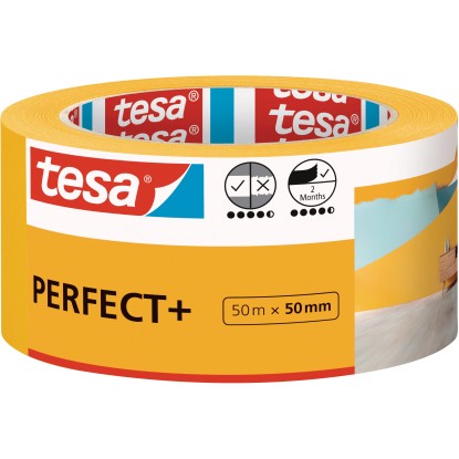 tesa Perfect+ maszkolószalag 50 m x 50 mm tesa Perfect+ maszkolószalag 50 m x 50 mm