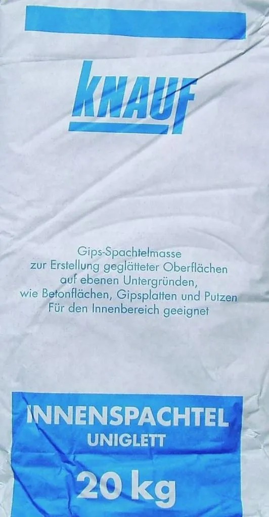 Uniglett vékonyvakolat 20 kg Uniglett vékonyvakolat 20 kg